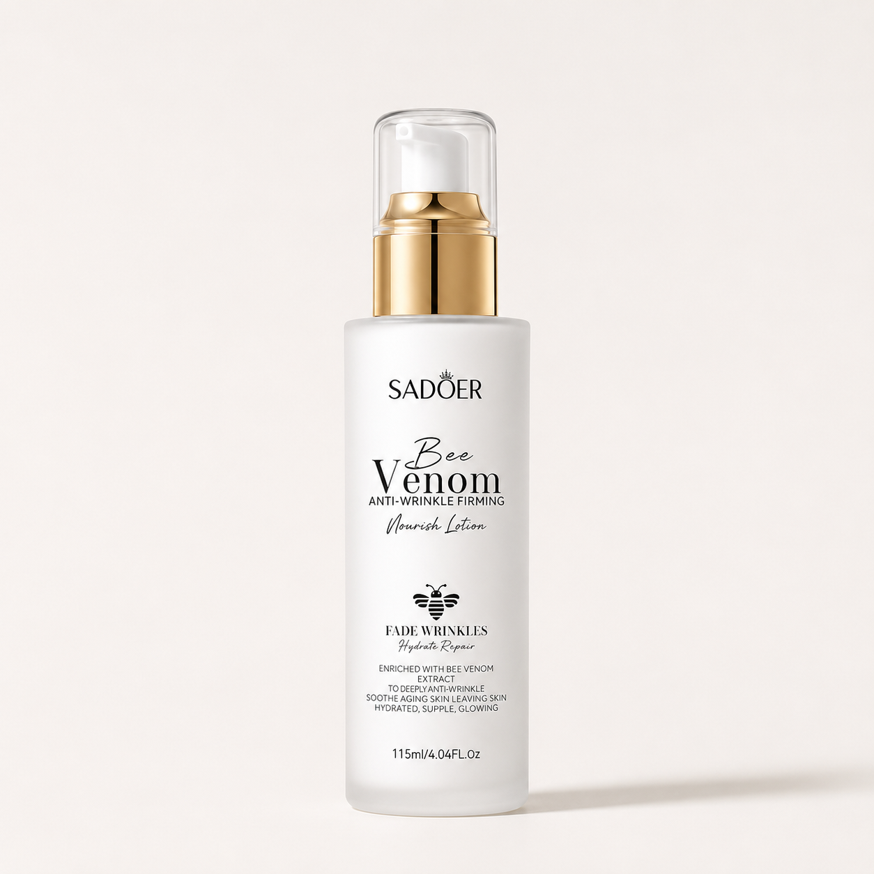 Loción Nutritiva Reafirmante Antiarrugas con Veneno de Abeja (115ml) – Lifting Natural y Hidratación Profunda